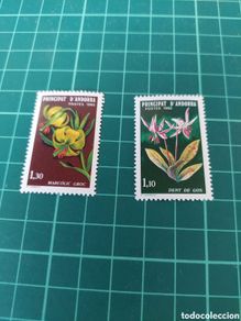 Sellos: Nuevo perfecto andorra francesa yvert 286/87 flora flores naturaleza 1980